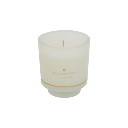 Alpha 55 Lin Blanche Bougie parfumée Ilae 225g en pot verre