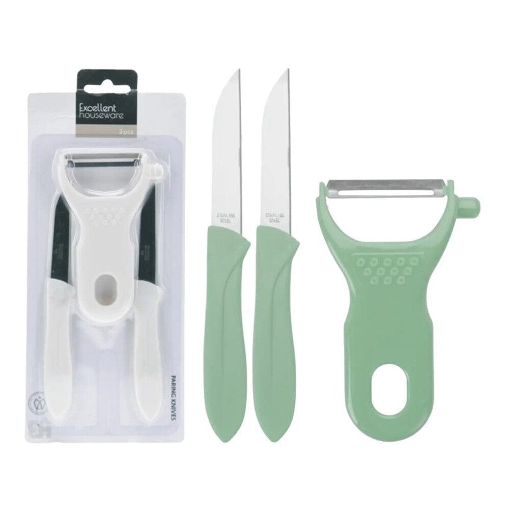 Alpha 55 Lot 2 couteaux + éplucheur – Pratique & polyvalent