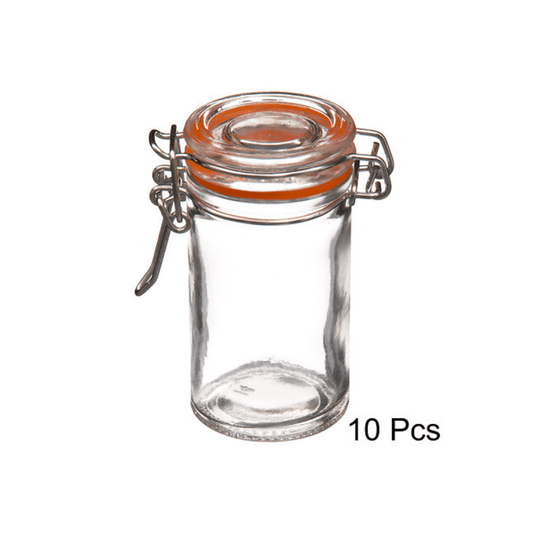 Alpha 55 Lot de 10 bocaux en verre – Conservation pratique