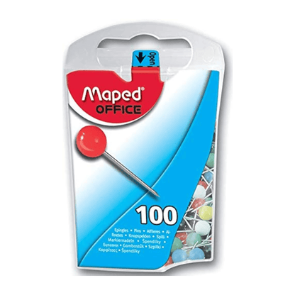 Alpha 55 Lot de 100 Épingles Mémo 5 mm en Boîte Distributrice
