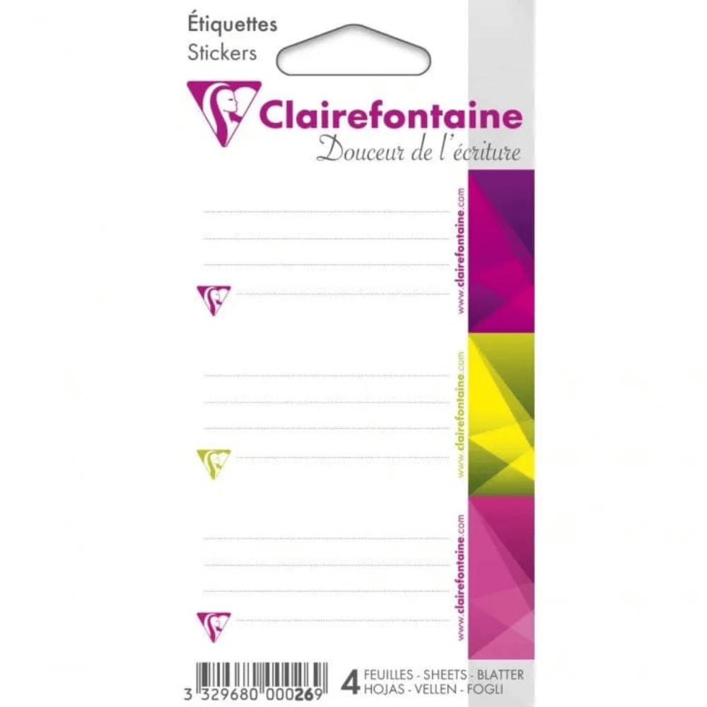 Alpha 55 Lot de 12 Étiquettes Adhésives