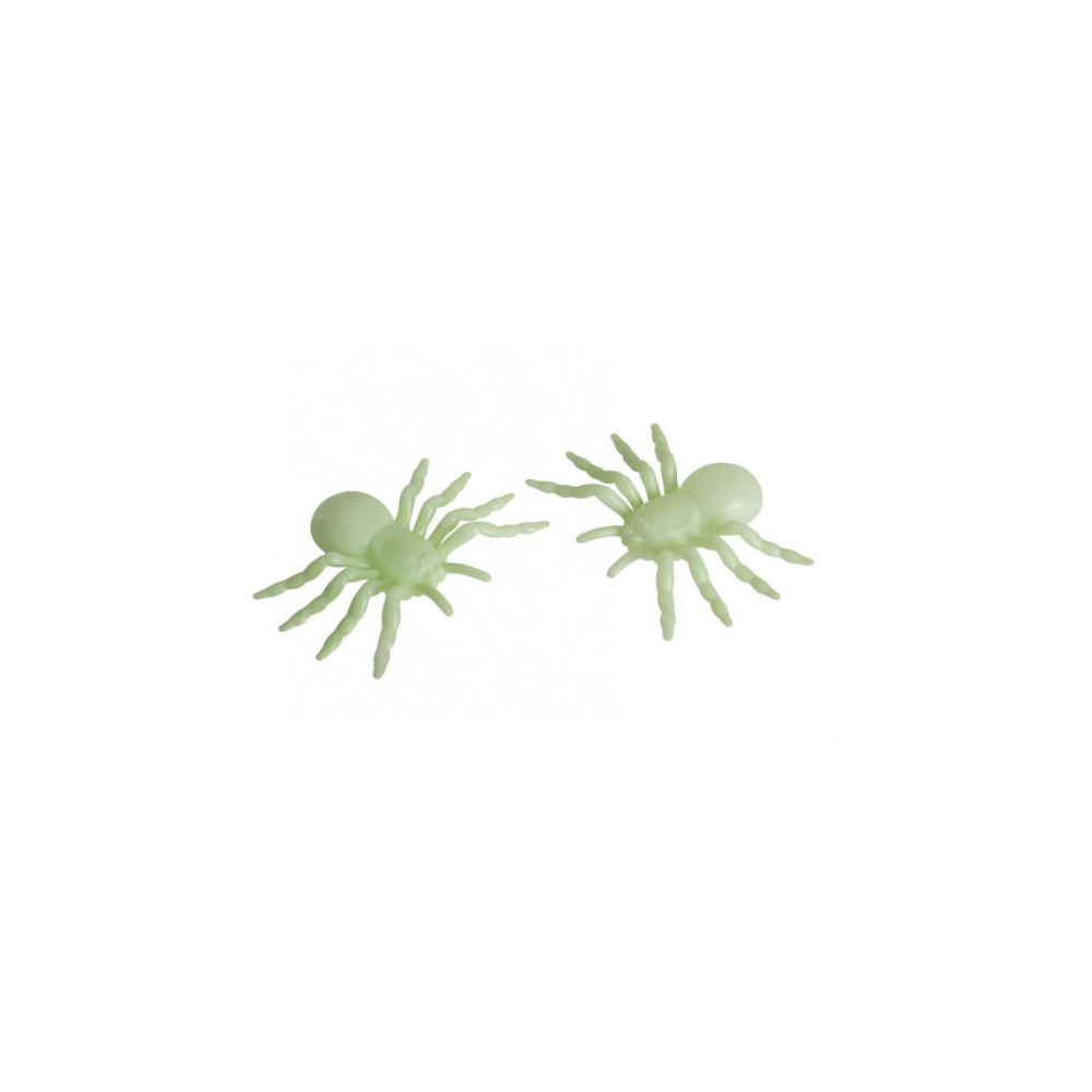 Alpha 55 Lot de 2 araignées "Glow in the dark" d’Halloween