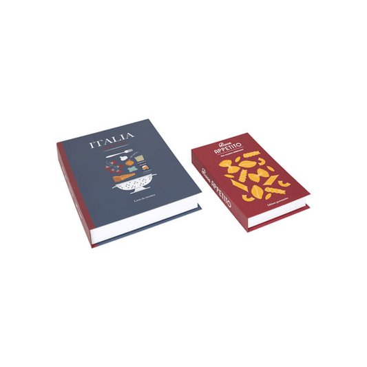 Alpha 55 Lot de 2 boîtes livre Della rangement déco