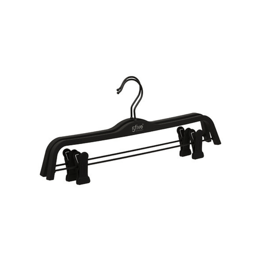 Alpha 55 Lot de 2 Cintres Hang'clip 37,5 cm Noirs