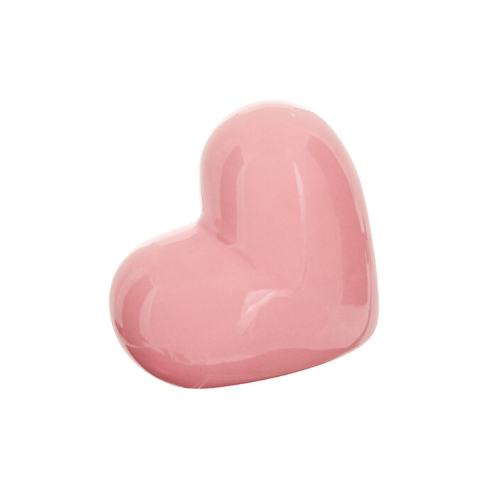 Alpha 55 Lot de 2 cœurs déco Love en céramique