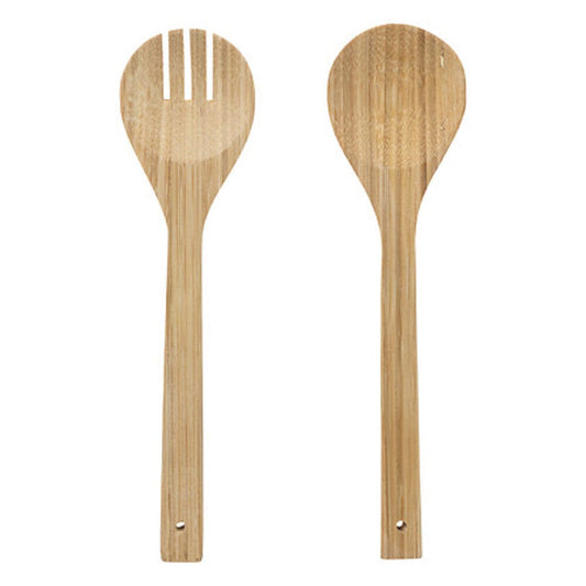 Alpha 55 Lot de 2 couverts à salade en bambou