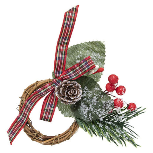 Alpha 55 Lot de 2 Ronds de Serviette avec Branche – Déco Table