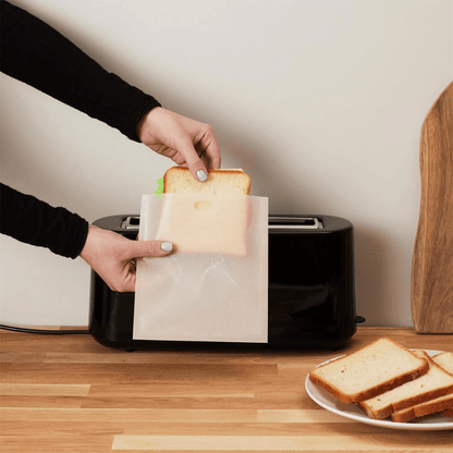 Alpha 55 Lot de 2 Sacs Toaster Réutilisables