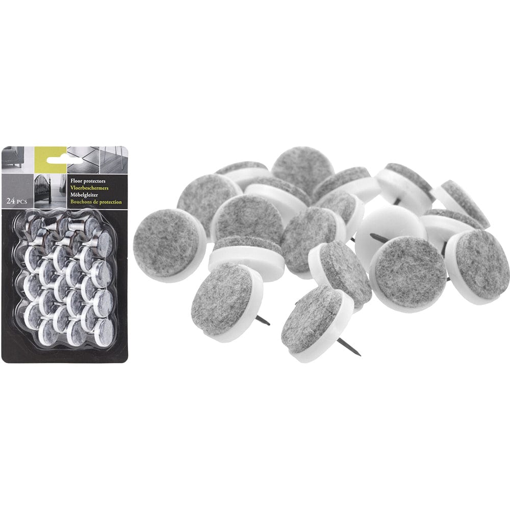 Alpha 55 Lot de 24 patins pour meubles