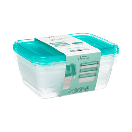Alpha 55 Lot de 3 boîtes Fresh & Freeze 1,25L