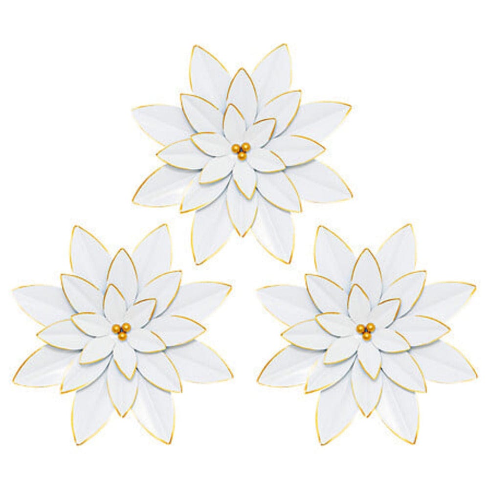 Alpha 55 Lot de 3 déco murales en métal