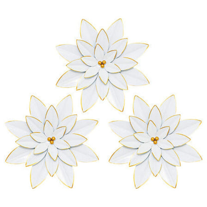 Alpha 55 Lot de 3 déco murales en métal