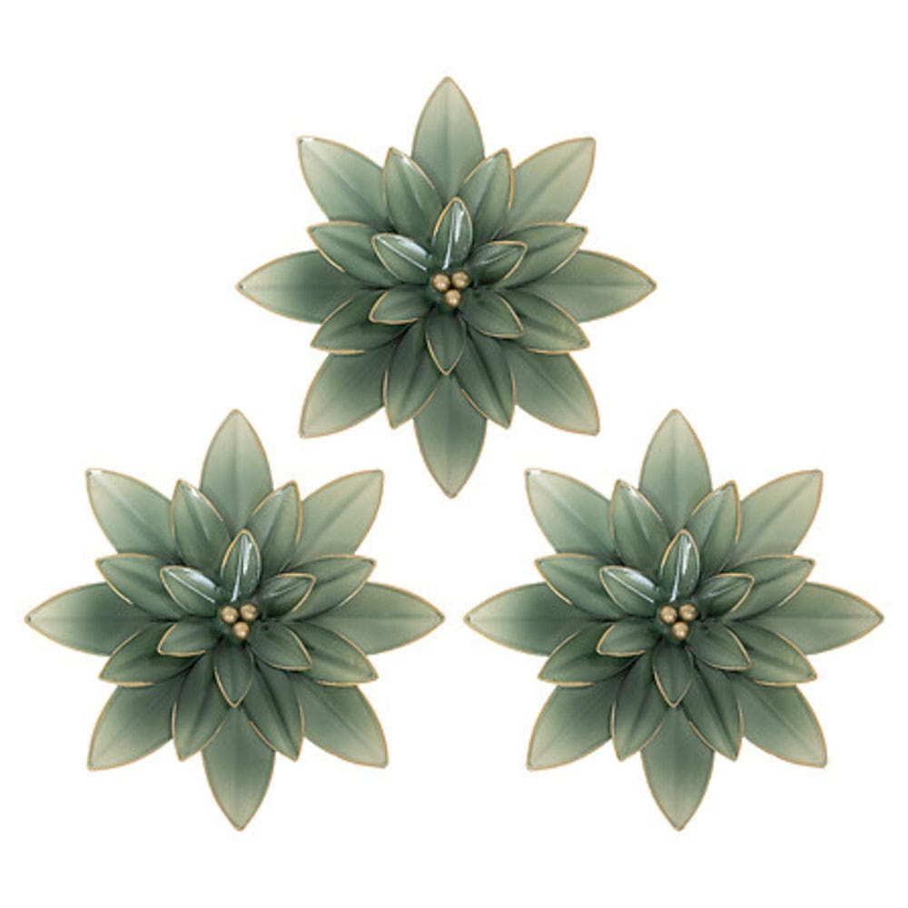 Alpha 55 Lot de 3 déco murales en métal