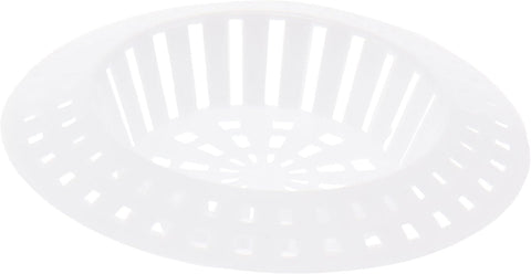 Alpha 55 Lot de 3 filtres d'évier en plastique diamètre 7 cm blanc