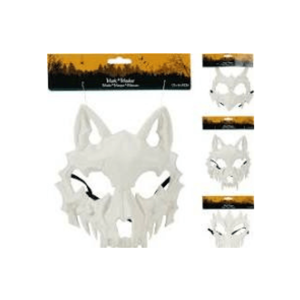 Alpha 55 Lot de 3 Masques Squelette Animal Halloween