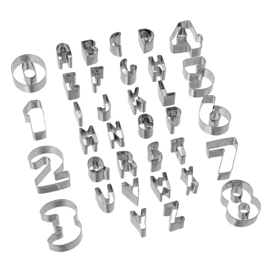 Alpha 55 Lot de 35 emporte-pièces chiffres et lettres