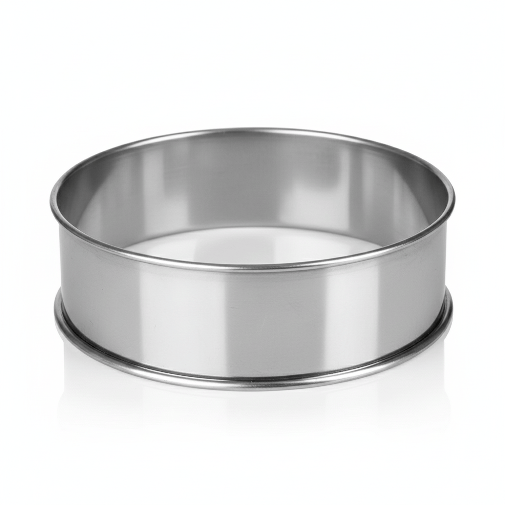 Alpha 55 Lot de 4 Cercles à Tartelette en Inox Premium