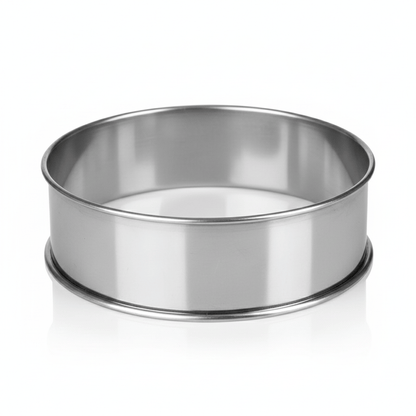 Alpha 55 Lot de 4 Cercles à Tartelette en Inox Premium