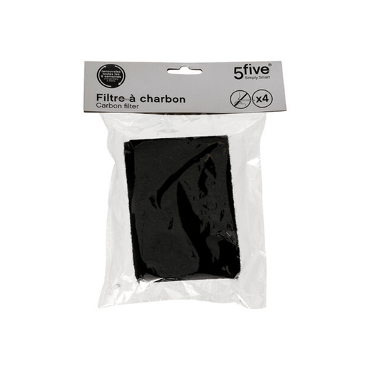 Alpha 55 Lot de 4 Filtres à Charbon pour Poubelle Safir