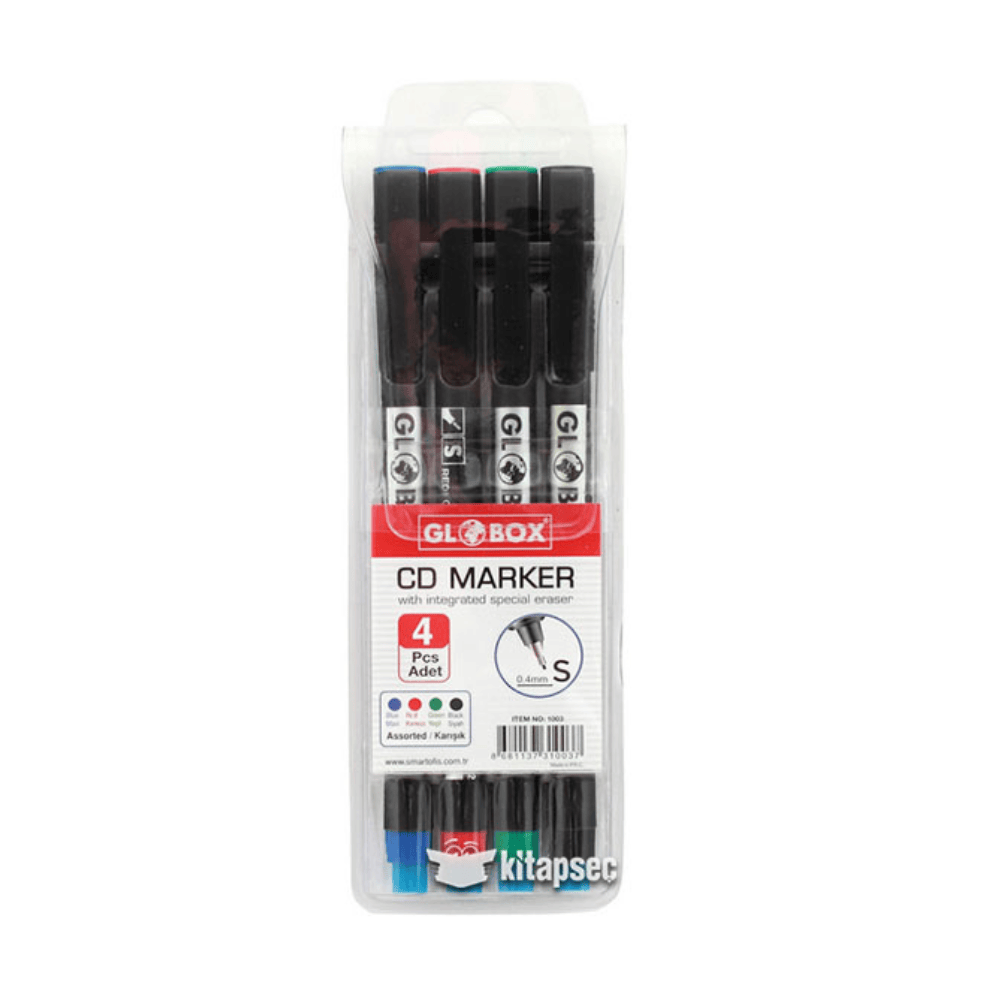 Alpha 55 Lot de 4 Marqueurs Permanents GLOBOX OHP S