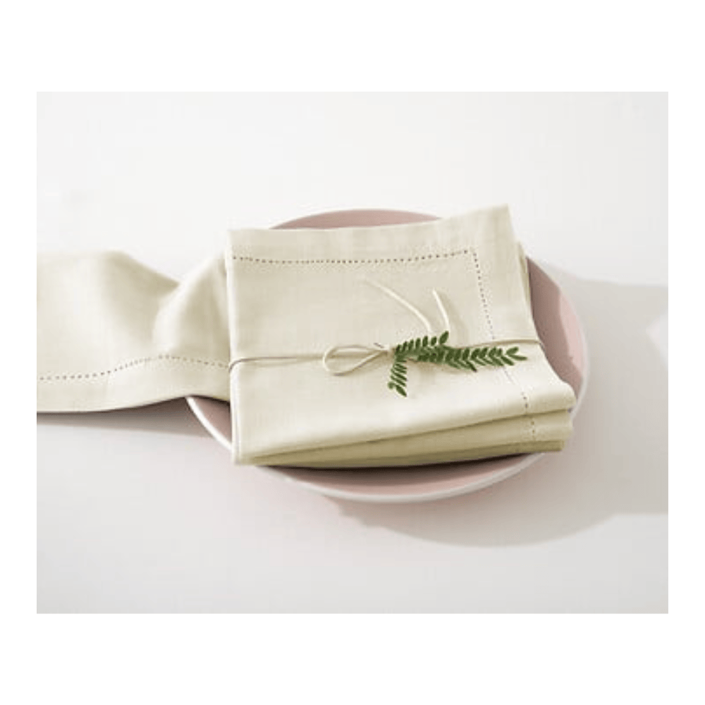 Alpha 55 Lot de 4 serviettes de table chambray