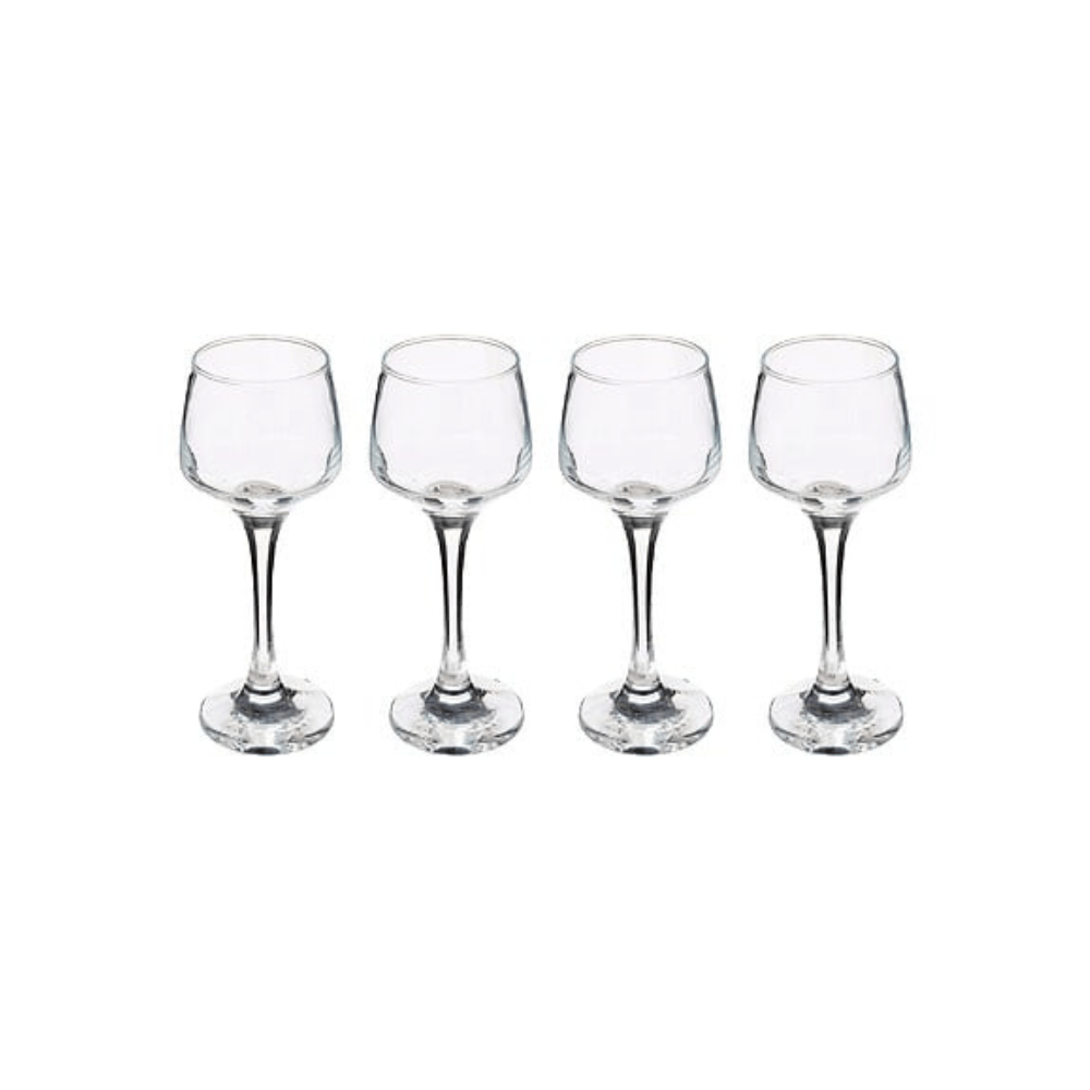 Alpha 55 Lot de 4 Verres à Liqueur Elaya 9 cl en Verre