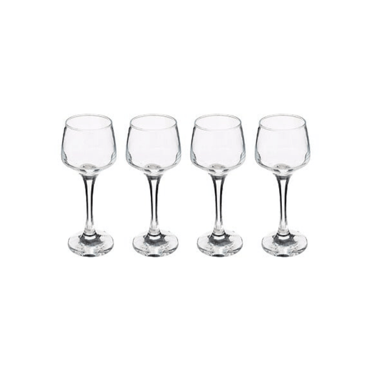 Alpha 55 Lot de 4 Verres à Liqueur Elaya 9 cl en Verre