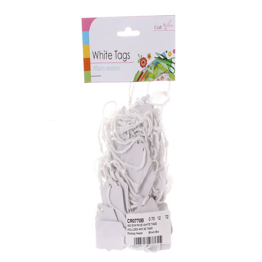 Alpha 55 Lot de 50 mini étiquettes avec fil