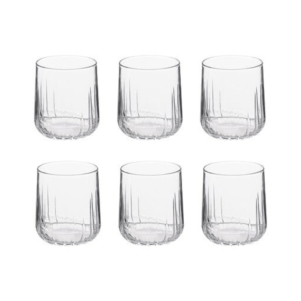 Alpha 55 Lot de 6 Gobelets Bas Dieg Eau 31cl Élégant