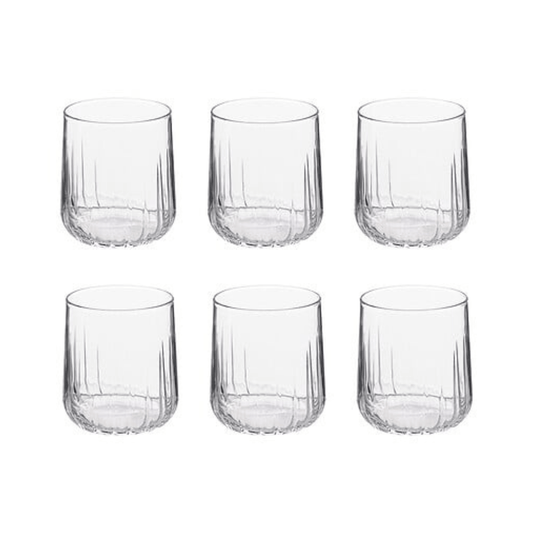 Alpha 55 Lot de 6 Gobelets Bas Dieg Eau 31cl Élégant