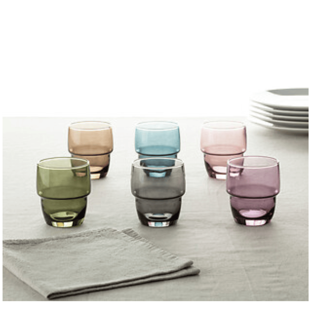 Alpha 55 Lot de 6 Gobelets Bas Rodrig’eau 28 cl en Verre