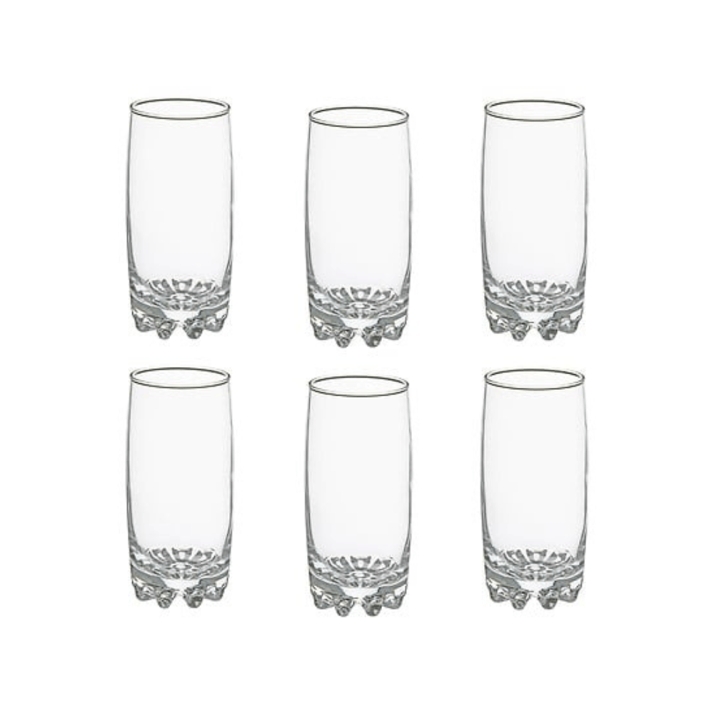 Alpha 55 Lot de 6 Gobelets Hauts Tin'eau 38 cl en Verre
