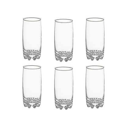 Alpha 55 Lot de 6 Gobelets Hauts Tin'eau 38 cl en Verre