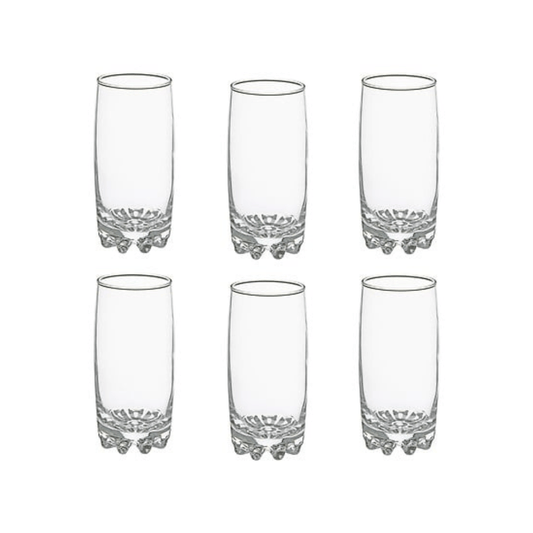 Alpha 55 Lot de 6 Gobelets Hauts Tin'eau 38 cl en Verre