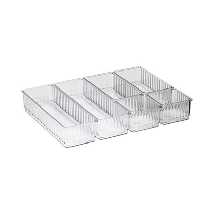 Alpha 55 Lot de 6 plateaux plastor PET transparent