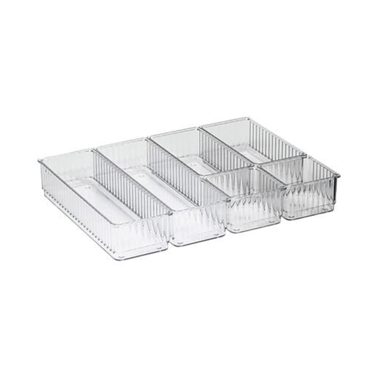 Alpha 55 Lot de 6 plateaux plastor PET transparent