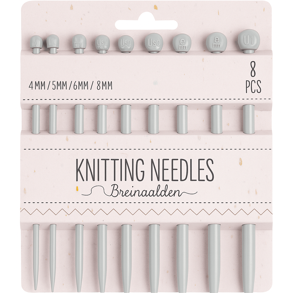 Alpha 55 Lot de 8 aiguilles à tricoter