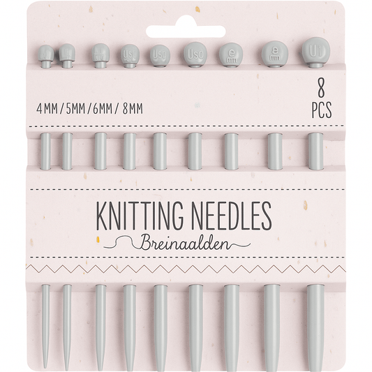 Alpha 55 Lot de 8 aiguilles à tricoter