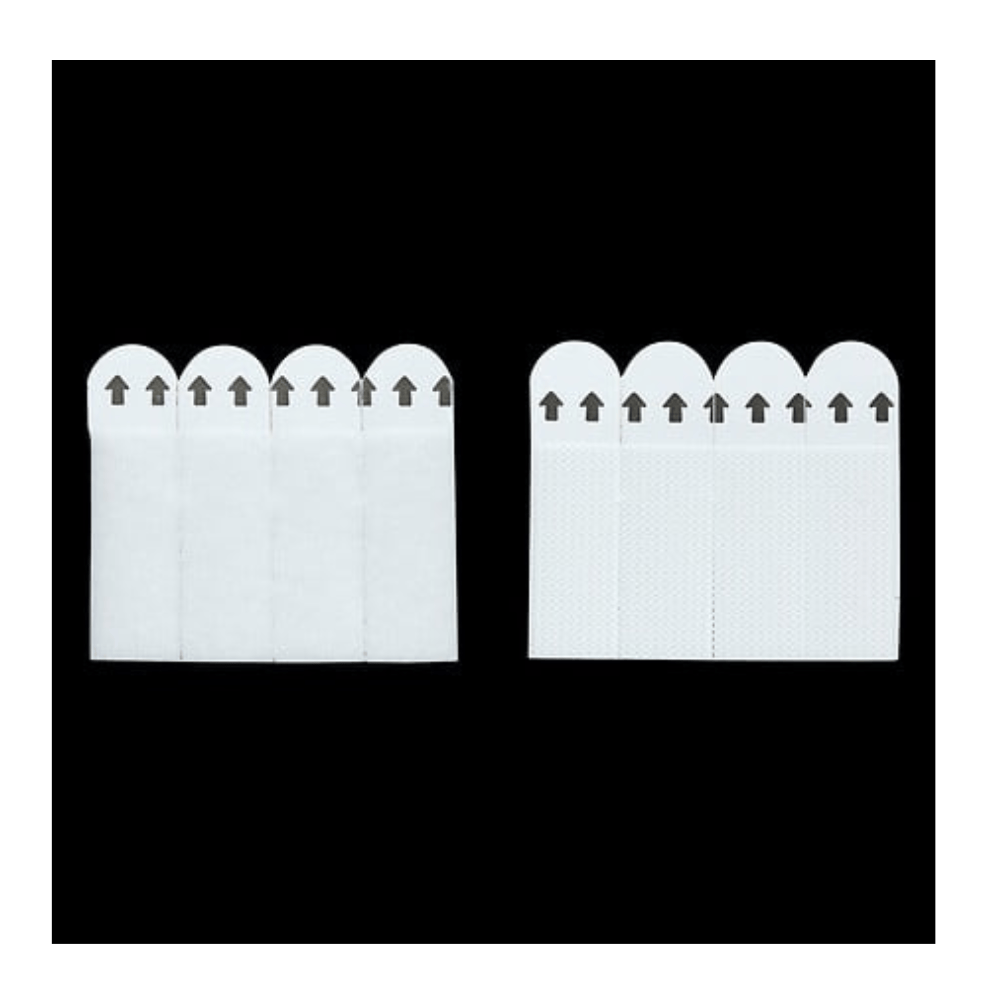 Alpha 55 Lot de 8 bandes fixation murale adhésives