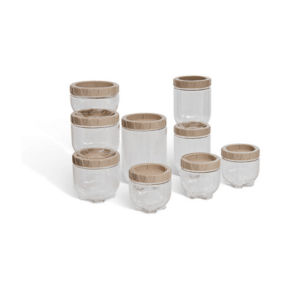 Alpha 55 Lot de 9 Boîtes Clipsy en Plastique