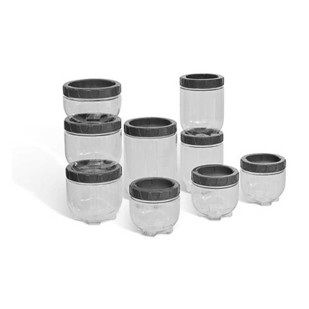 Alpha 55 Lot de 9 Boîtes Clipsy en Plastique