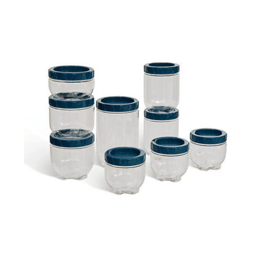 Alpha 55 Lot de 9 Boîtes Clipsy en Plastique