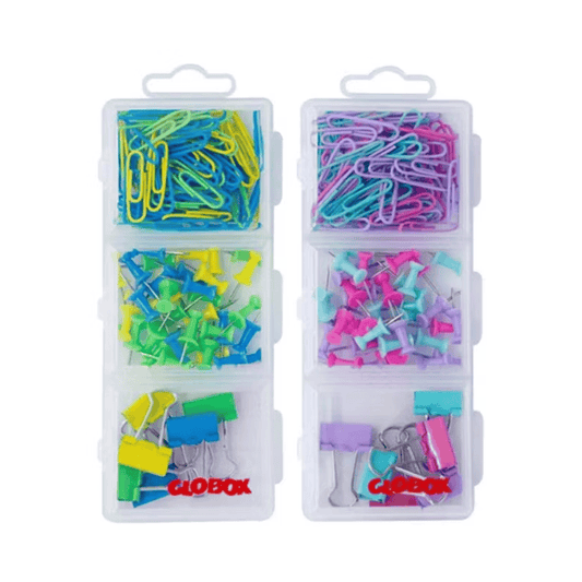 Alpha 55 Lot de Trombones, Clips et Punaises PUNIASE