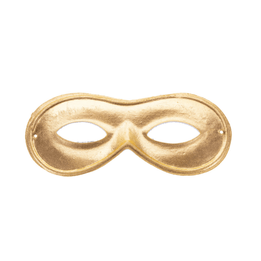 Alpha 55 Loup papillon satin métallisé doré – Élégant & chic