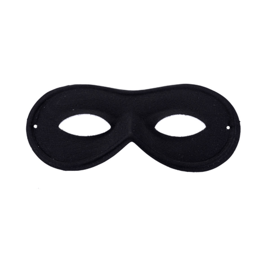 Alpha 55 Loup papillon satin uni noir – Élégant & intemporel