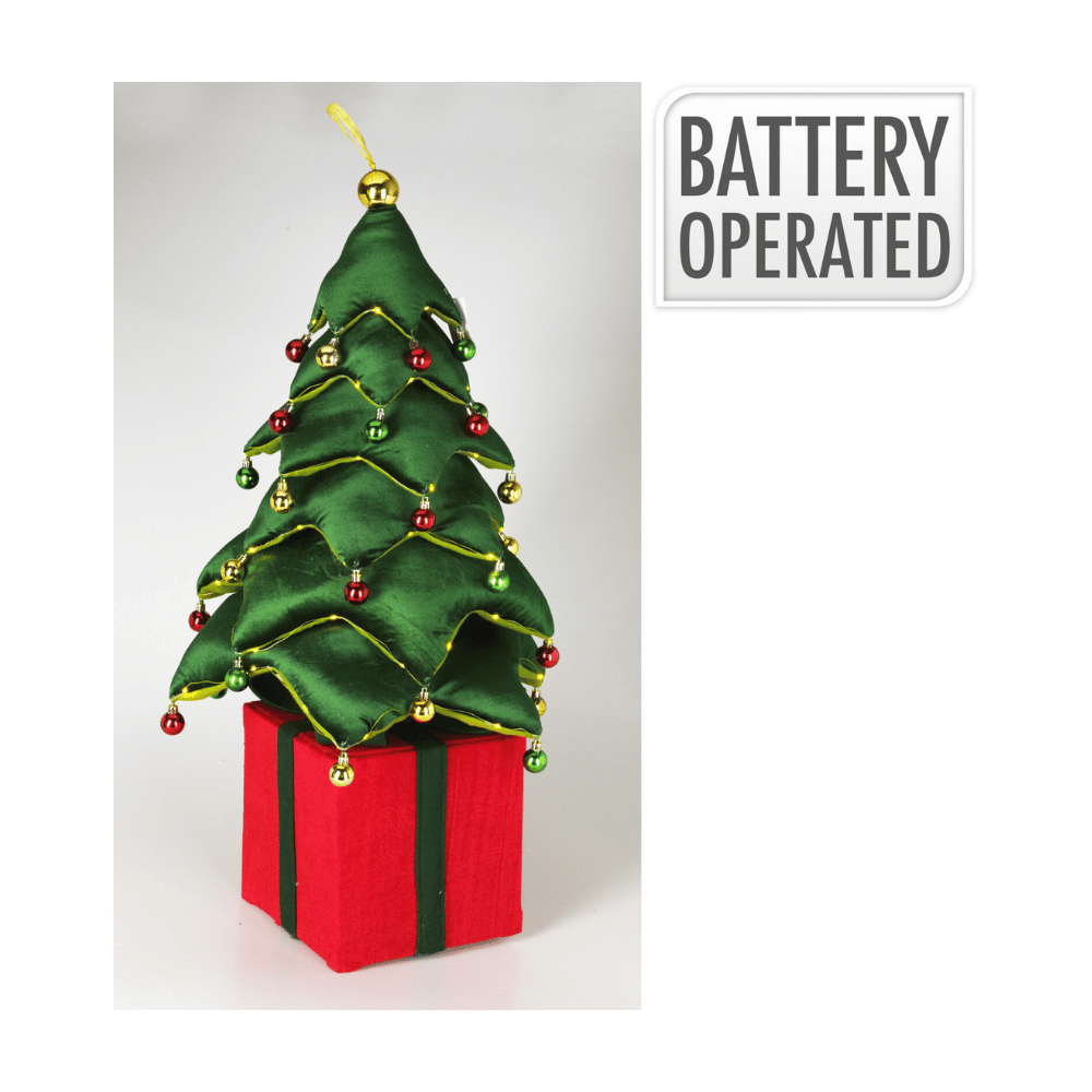 Alpha 55 Lumière Sapin de Table 55 LED Pliable sur Boîte Cadeau