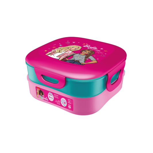 Lunch Box Picnic Kids Barbie 2 Compartiments — Alpha 55 Maroc