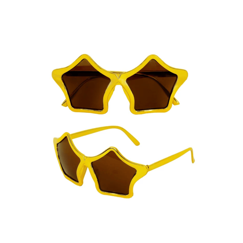 Alpha 55 Lunettes Fête Étoiles Dorées – Accessoire Festif