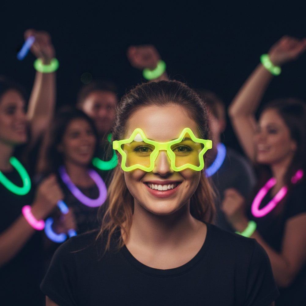 Alpha 55 Lunettes Lumiostick Étoile – Accessoire Fluorescent Fête