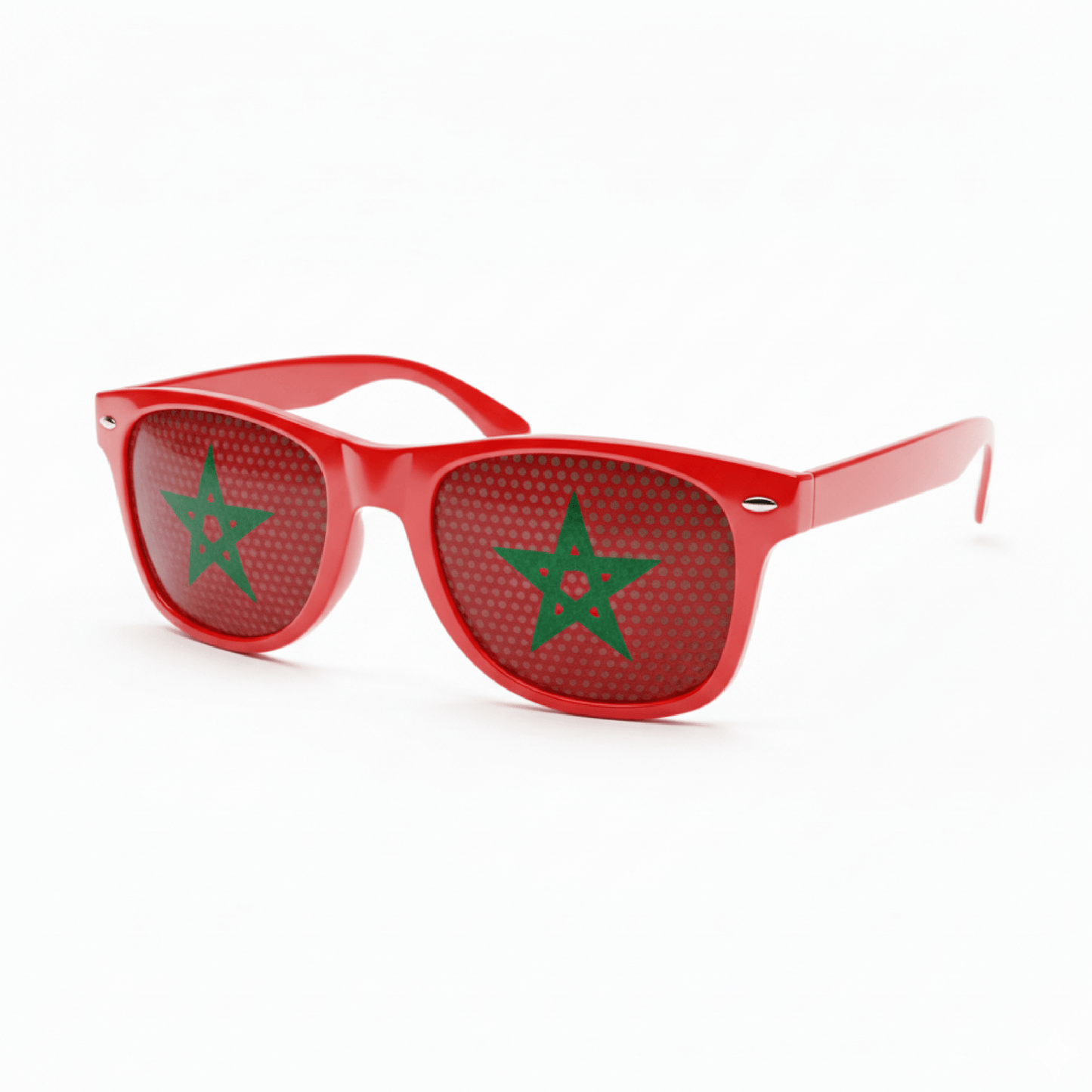 Alpha 55 Lunettes Maroc Rouges – Accessoire Supporter